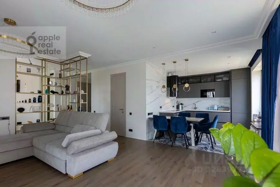 3-к кв. Москва Шереметьевская ул., 26 (101.0 м) - Фото 1