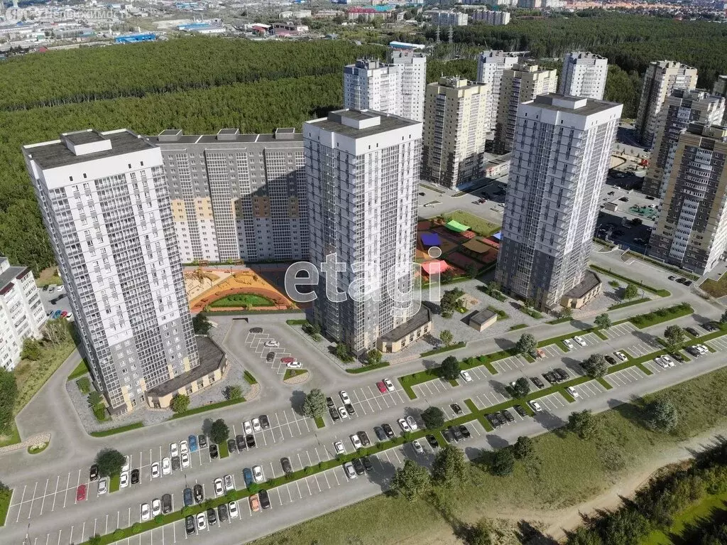 1-комнатная квартира: Тюмень, улица Мельникайте, 2к17 (44 м) - Фото 1