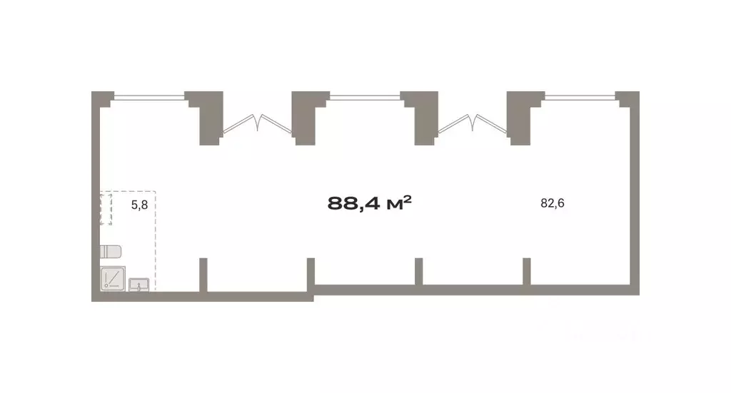 Помещение свободного назначения в Московская область, Ленинский ... - Фото 1