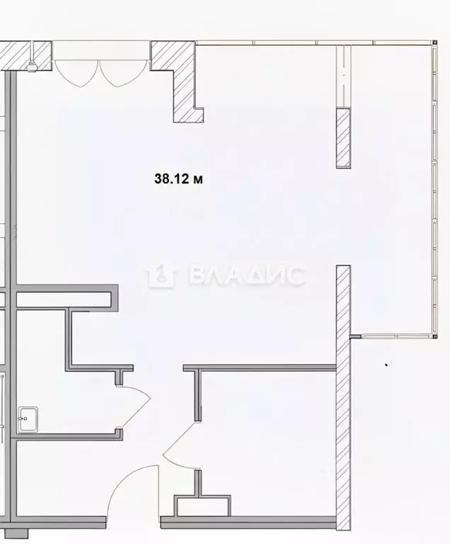 1-к кв. Карелия, Петрозаводск ул. Федосовой, 31 (41.9 м) - Фото 2