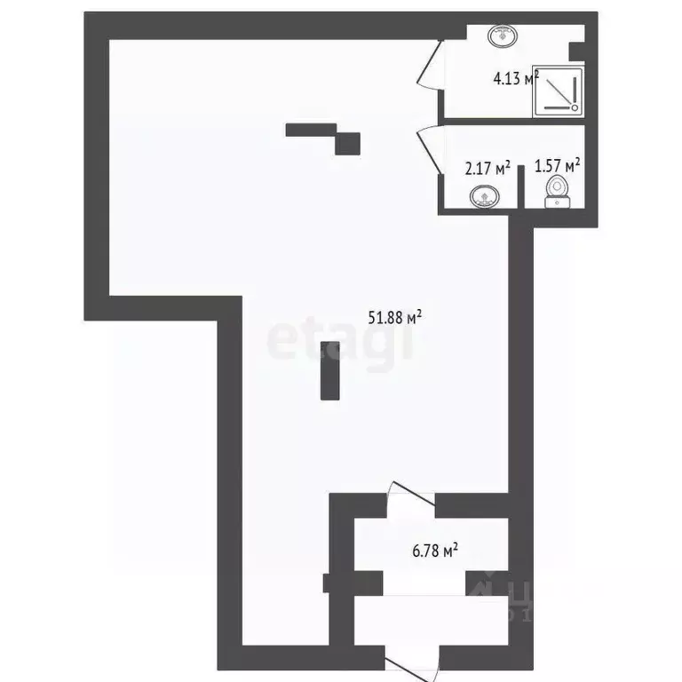 Помещение свободного назначения в Тюменская область, Тюмень ул. ... - Фото 1