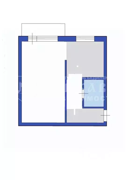 1-к кв. Кемеровская область, Кемерово ул. Муромцева, 6 (28.0 м) - Фото 2