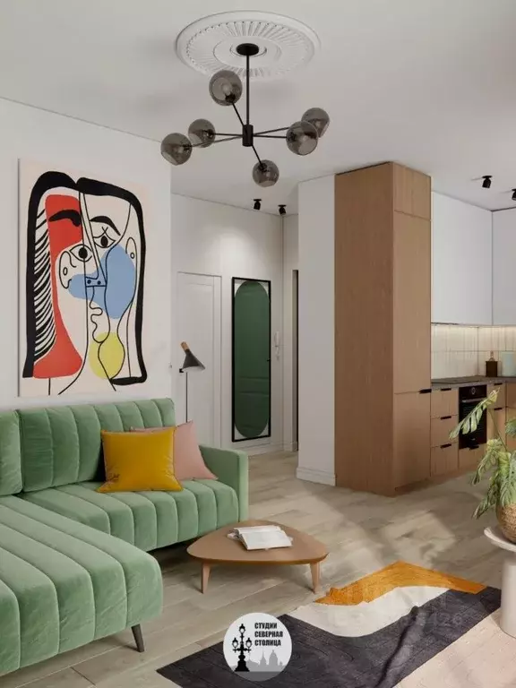 Студия Санкт-Петербург Гагаринская ул., 14 (28.8 м) - Фото 0