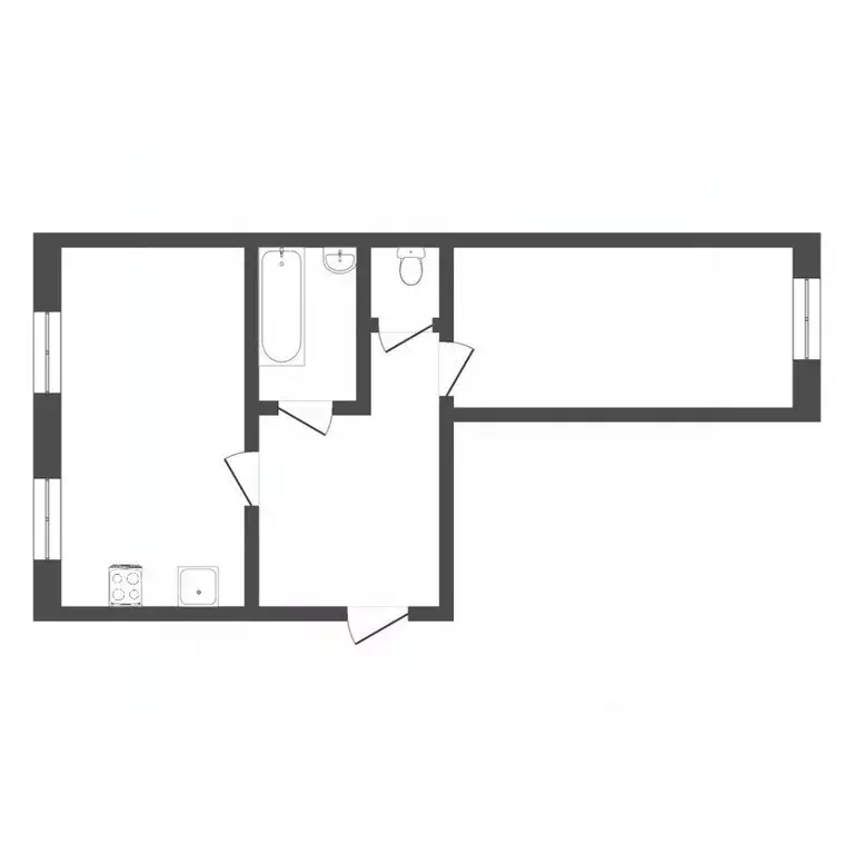 1-к кв. Тюменская область, Тюмень Тарманы мкр, ул. Малышева, 18 (41.5 ... - Фото 1