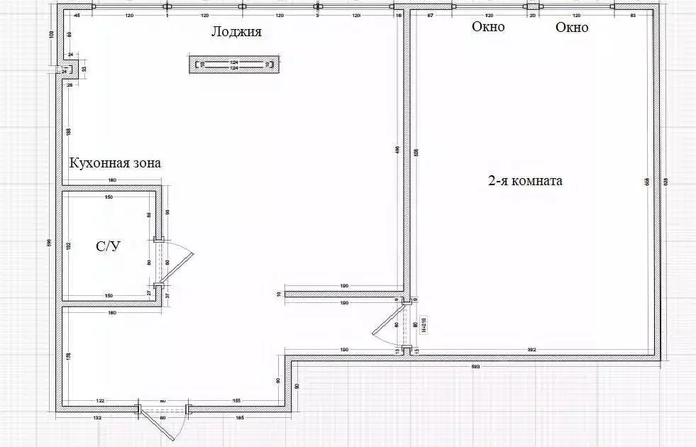 2-к кв. Приморский край, Владивосток ул. Адмирала Кузнецова, 86 (69.0 ... - Фото 1