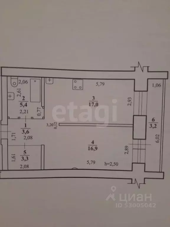 1-к кв. Забайкальский край, Чита ул. Подгорбунского, 57 (46.2 м) - Фото 2