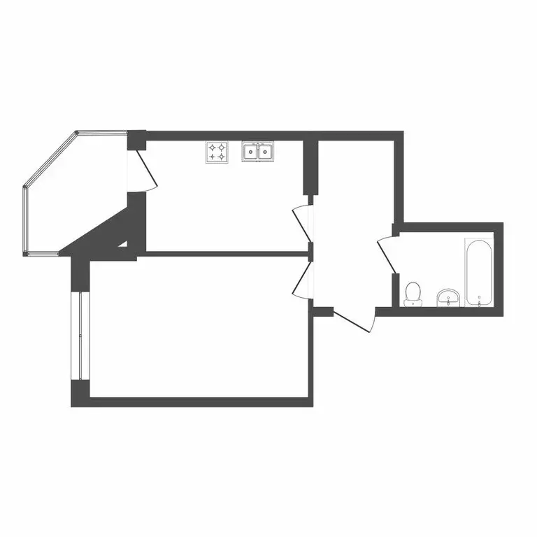 1-комнатная квартира: Тюмень, улица Муравленко, 19 (35 м) - Фото 1
