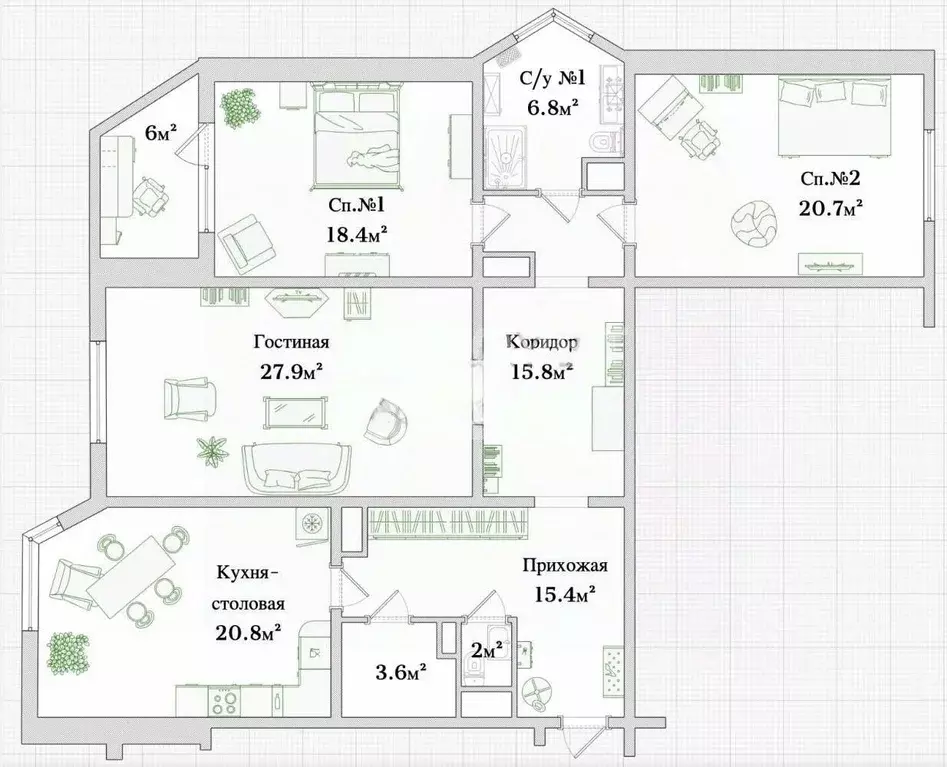 3-к кв. Московская область, Люберцы Красная Горка мкр, просп. ... - Фото 2
