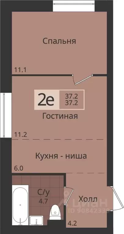 2-к кв. Пермский край, Пермь ул. Оборонщиков, 6 (37.2 м) - Фото 1