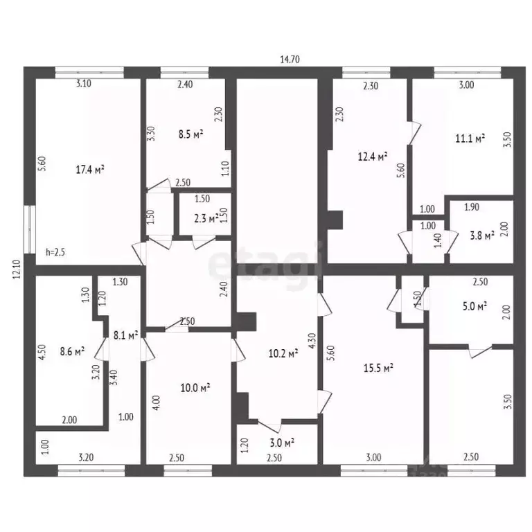 Офис в Кемеровская область, Топки ул. Дзержинского, 5 (135 м) - Фото 1