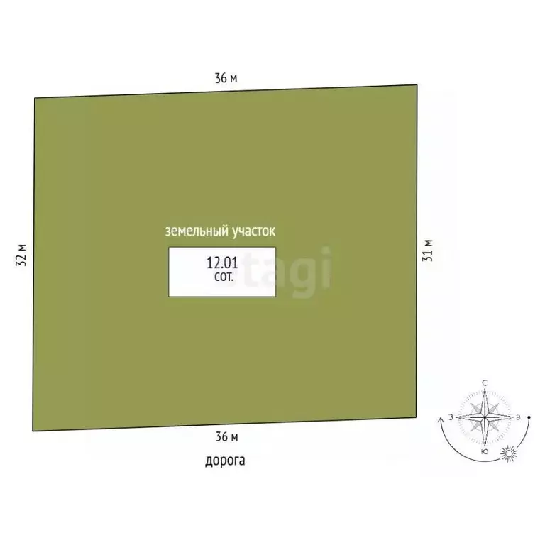 Участок в Ярославская область, Рыбинск ул. Нестерова (12.0 сот.) - Фото 2