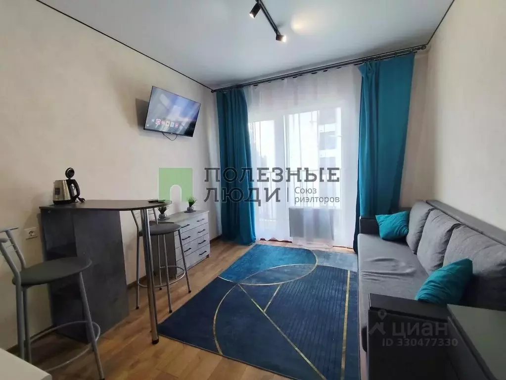 Студия Белгородская область, Белгород Донецкая ул., 79Ак3 (20.7 м) - Фото 1