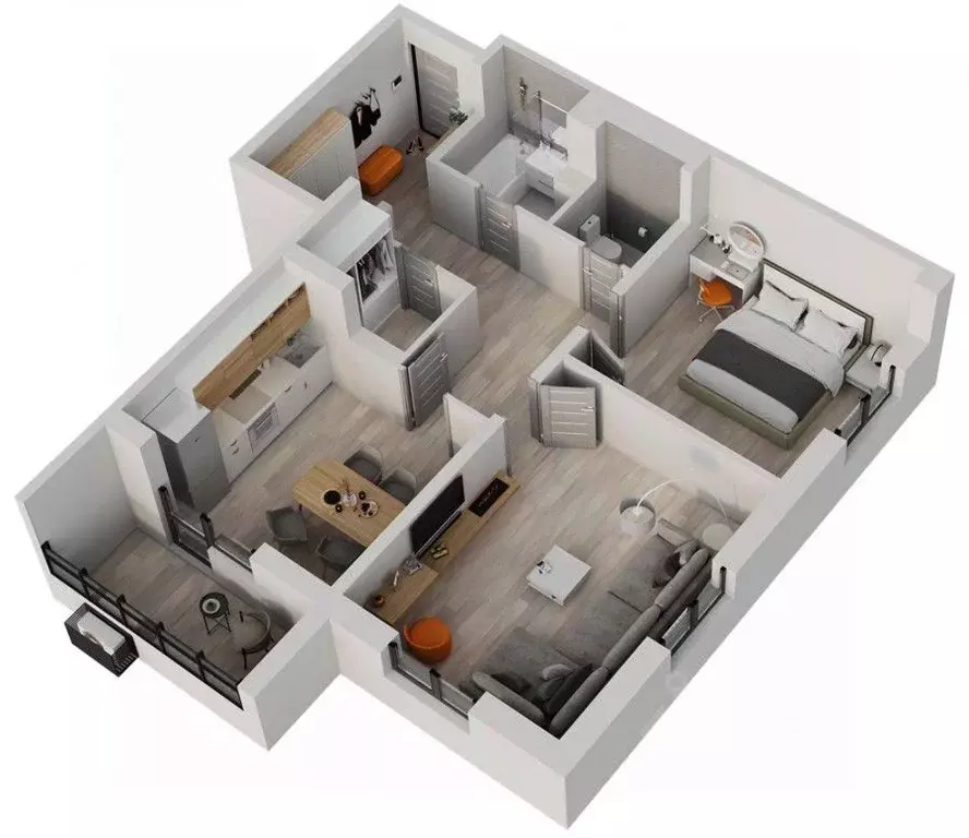 2-к кв. Татарстан, Альметьевск просп. Строителей, 70 (69.0 м) - Фото 1