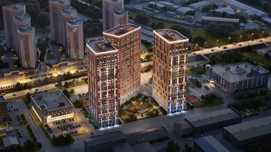Квартира-студия, 26,7 м, 9/32 эт. - Фото 1