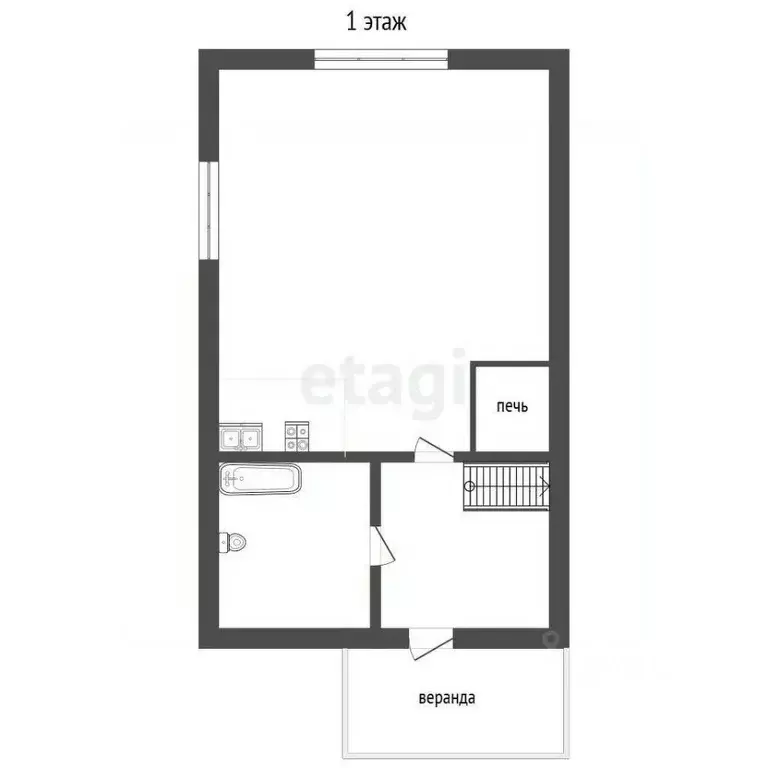 Дом в Тюменская область, Тюмень Зауралец СНТ, ул. Садовая (40 м) - Фото 1