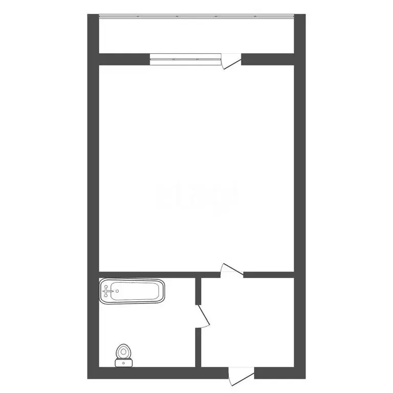 Квартира-студия: Благовещенск, Новая улица, 24 (23.5 м) - Фото 1