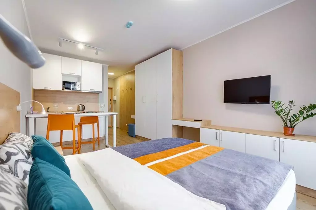 Студия Санкт-Петербург ул. Хошимина, 16А (30.0 м) - Фото 1