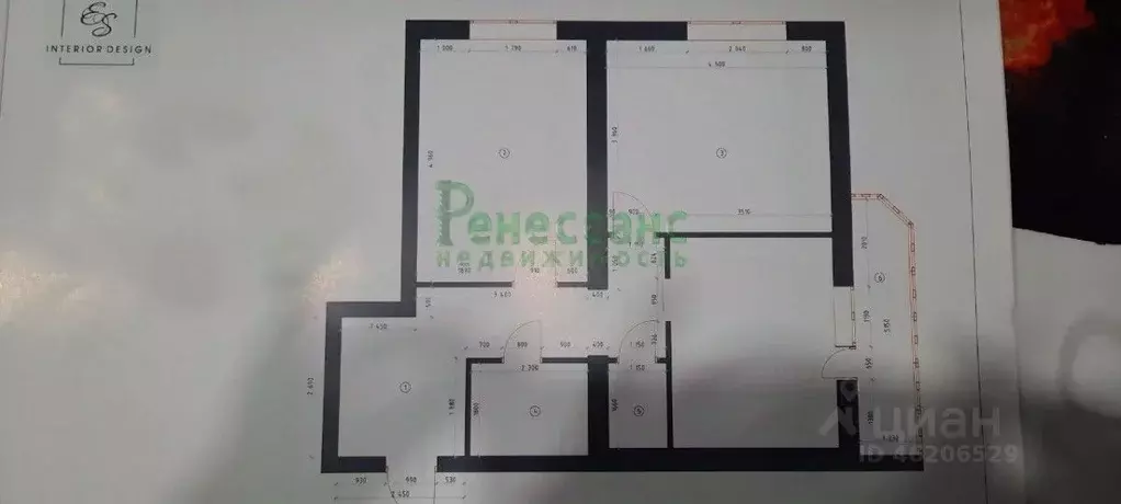 2-к кв. Брянская область, Брянск Бежицкая ул., 297А (67.6 м) - Фото 1