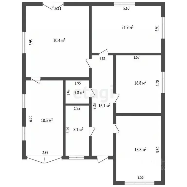 Дом в Крым, Черноморское пгт ул. Персиковая (169 м) - Фото 2