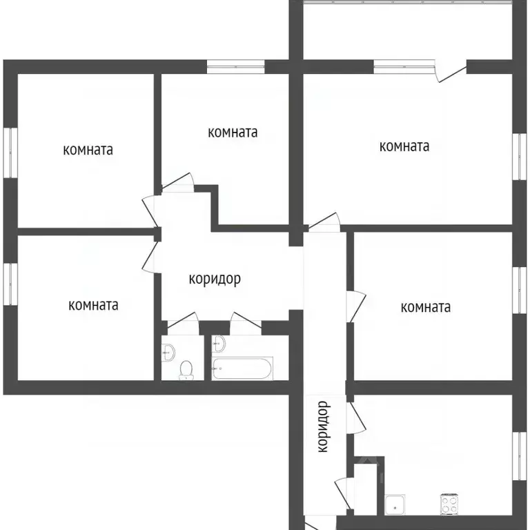 3-к кв. Бурятия, Улан-Удэ ул. Тулаева, 136 (64.5 м) - Фото 1