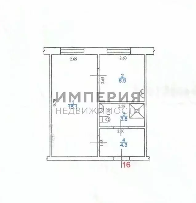 1-к кв. Магаданская область, Магадан Марчеканское ш., 38А (30.1 м) - Фото 1