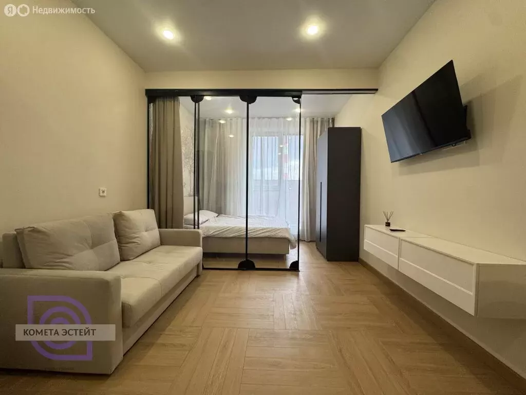 Квартира-студия: Москва, Автомобильный проезд, 4 (28.1 м) - Фото 1