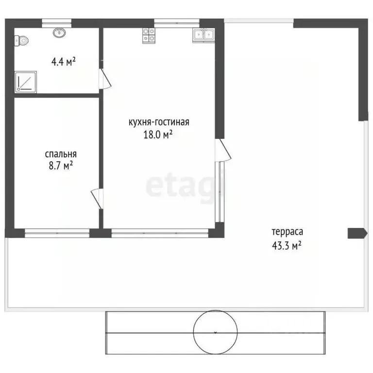 Дом в Тюменская область, Нижнетавдинский муниципальный округ, Геолог-2 ... - Фото 1