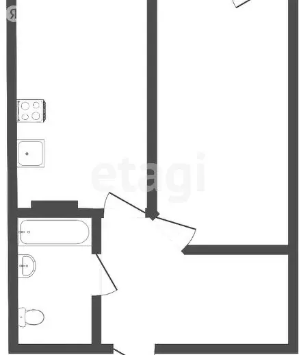 Дом в Няшино, Зелёная улица (42 м) - Фото 0