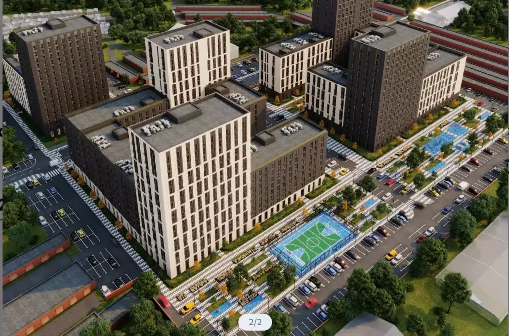 Продаётся квартира-студия, 46.28 м - Фото 0