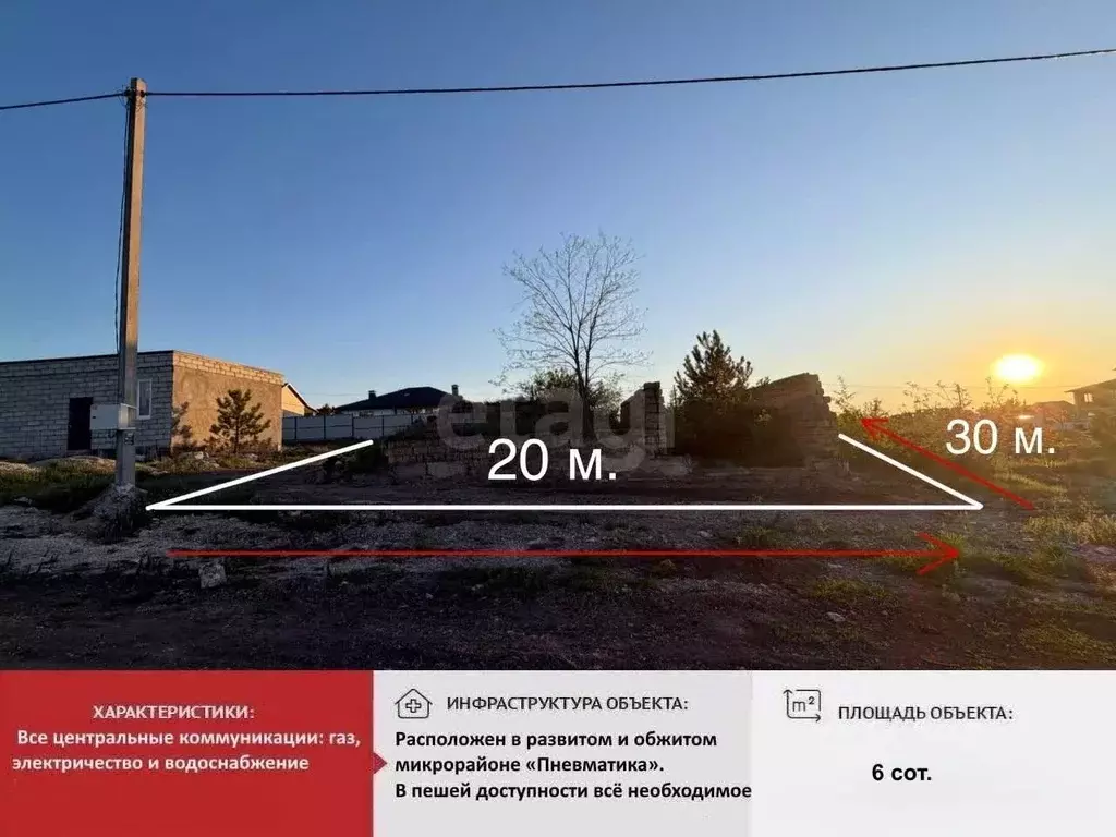 Участок в Крым, Симферополь ул. Кирилла Шведовича (6.0 сот.) - Фото 1