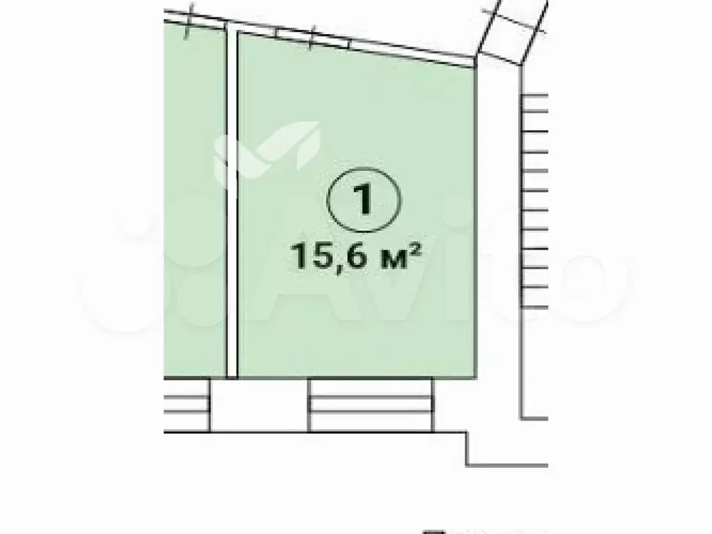 Продам помещение свободного назначения, 15.6 м - Фото 1