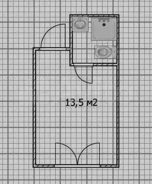 Квартира-студия, 13,5 м, 2/14 эт. - Фото 0