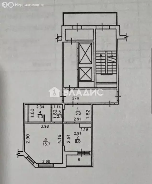 1-комнатная квартира: Чехов, Центральная улица, 42 (35 м) - Фото 0