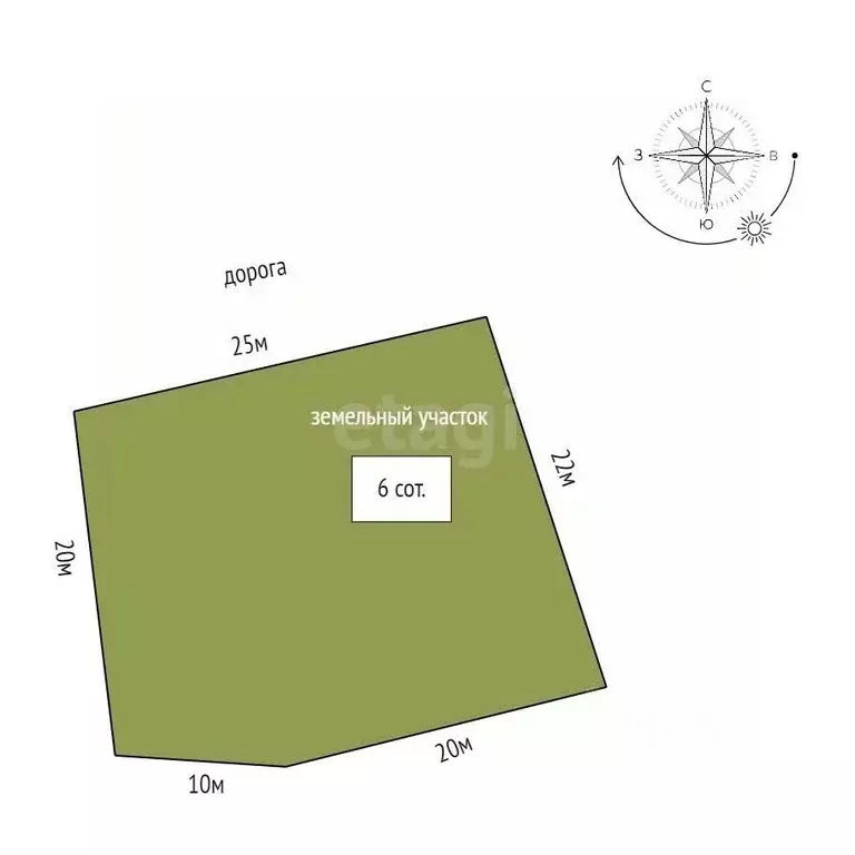 Участок в Костромская область, Костромской район, Бакшеевское с/пос, ... - Фото 2