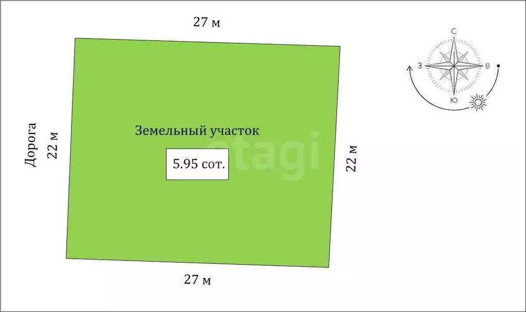 Участок в Крым, Судак муниципальный округ, с. Миндальное ул. Далекая ... - Фото 2