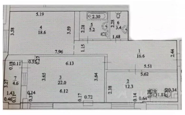 2-к кв. Башкортостан, Уфа ул. Менделеева, 10 (78.1 м) - Фото 1