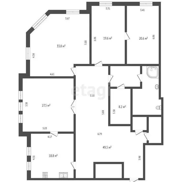 4-комнатная квартира: Москва, Тверская улица, 28к2 (197.8 м) - Фото 0
