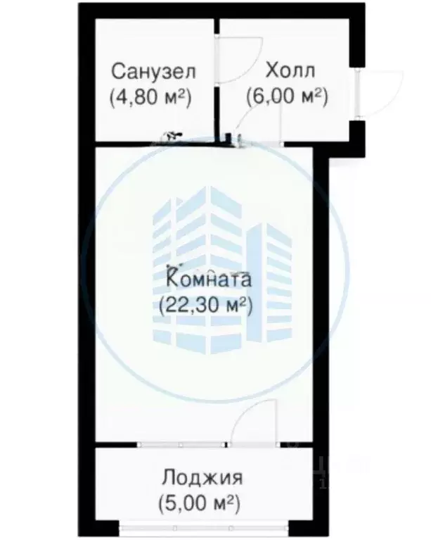 Студия Ставропольский край, Ессентуки ул. Буачидзе, 1к3 (38.0 м) - Фото 2