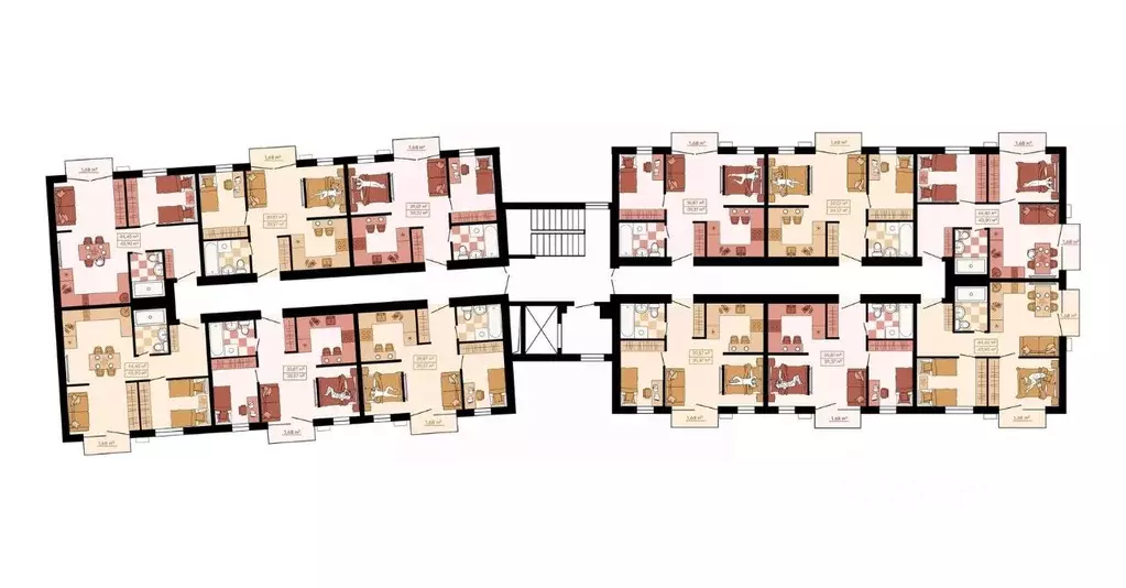 2-к кв. Приморский край, Владивосток Главная ул. (39.87 м) - Фото 2