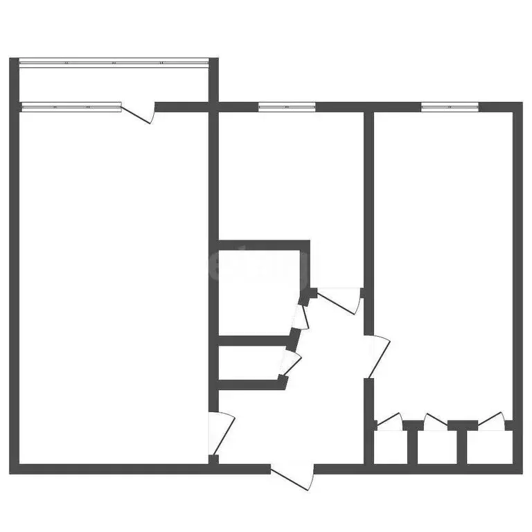 2-комнатная квартира: Нижний Тагил, улица Космонавтов, 49 (42.8 м) - Фото 1
