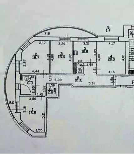 4-к. квартира, 113,8 м, 13/15 эт. - Фото 0