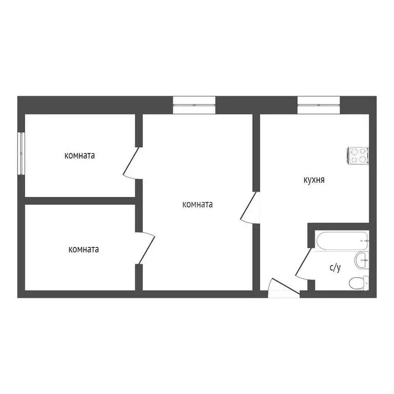 Дом в Курган, Фестивальная улица (50 м) - Фото 1