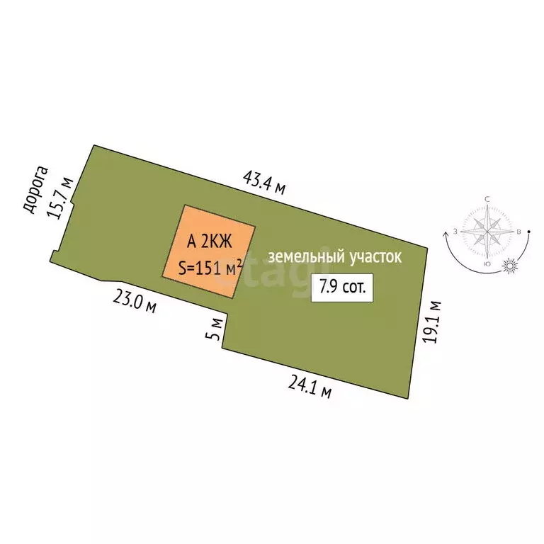 Дом в Тюмень, микрорайон Антипино, Добрая улица (151 м) - Фото 1