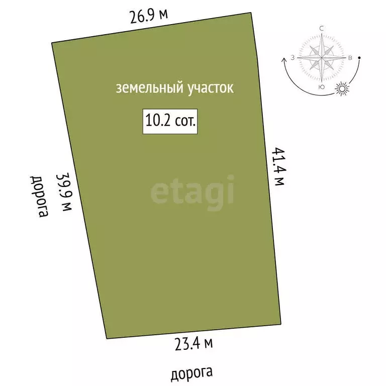 Участок в Тюменская область, Нижнетавдинский муниципальный округ, ... - Фото 1