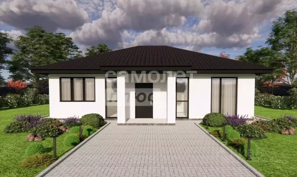 Дом в Башкортостан, Октябрьский Радужный мкр, ул. Красная (100 м) - Фото 1