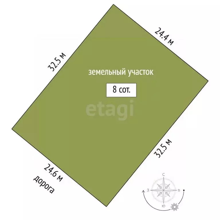 Участок в Тюменская область, Тюменский муниципальный округ, ... - Фото 1