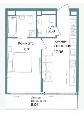 2-к кв. Крым, Саки ул. Морская, 4 (48.68 м) - Фото 2