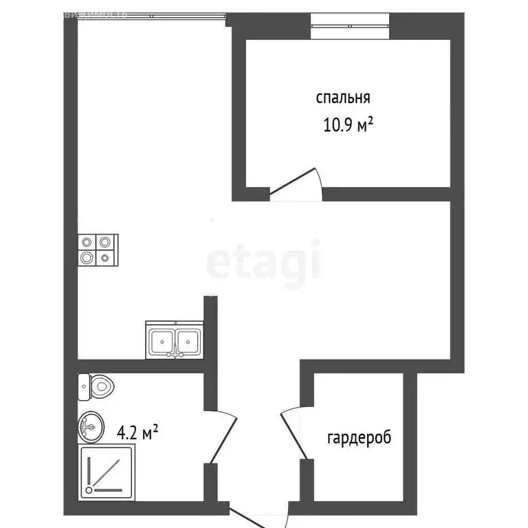 1-комнатная квартира: Ростов-на-Дону, Привокзальная улица, 3 (42 м) - Фото 0