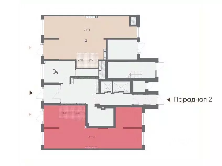 Помещение свободного назначения в Санкт-Петербург № 54 муниципальный ... - Фото 2