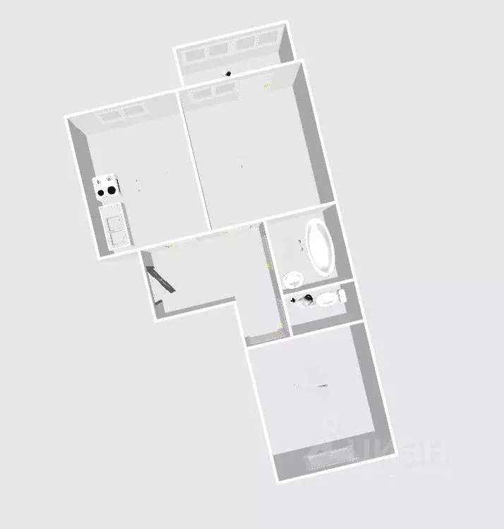 2-к кв. Башкортостан, Уфимский район, с. Миловка бул. Сиреневый, 4 ... - Фото 2